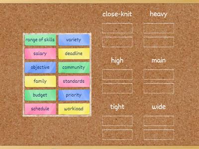 Collocations: adjectives + nouns p10