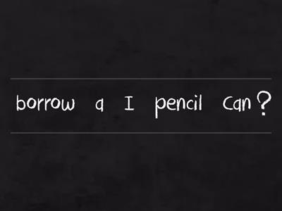 Put the words in order to form questions.