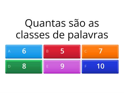 Portugues-classe de palavra-questionario