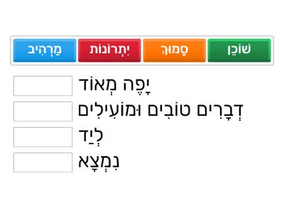 C- מילים קשות מלון בתוך מטוס