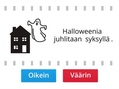 Oikein vai väärin Halloween