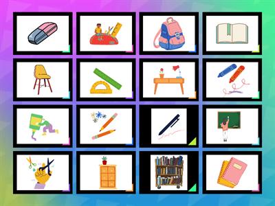 school supplies (kids box 2 unit 2)