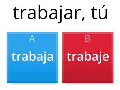 Imperativo afirmativo (tú,Usted)