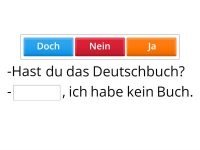 Ja, nein, doch