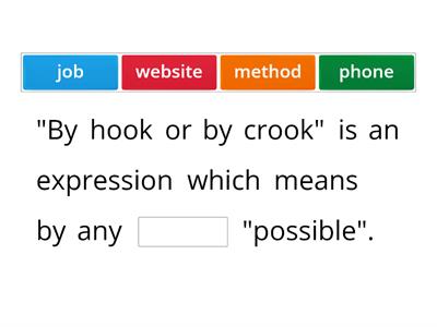 Job Hunting: by hook or by crook 1