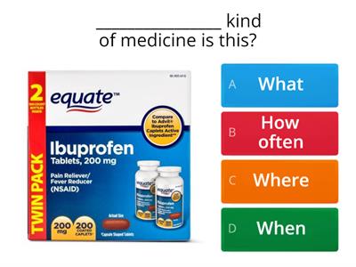 Medication Question Quiz