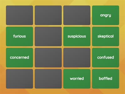 Adjectives to Describe Emotions