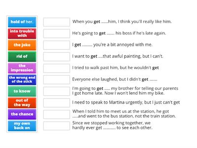 Speakout Int U3 L1 Expressions with get