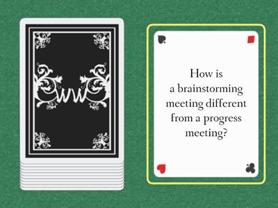Review questions-Meetings