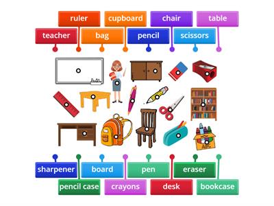 Classroom objects - Kid's Box 2