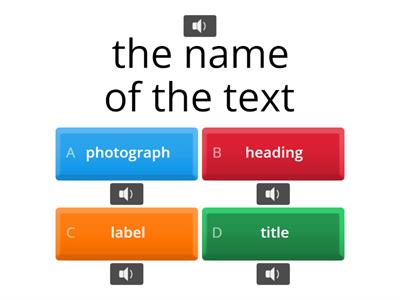 Text Features [audio included]
