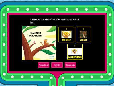 Cuento "El Monito Parlanchin"