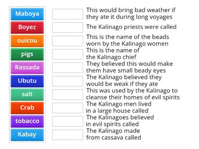 The Kalinagos