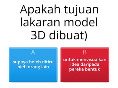 2.1.4 & 2.1.5  Lakaran dan Analisis Model 3D (Teknologi Pembuatan -RBT Ting2)