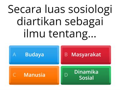 Pengantar Sosiologi : Kelahiran dan Kajian Sosiologi