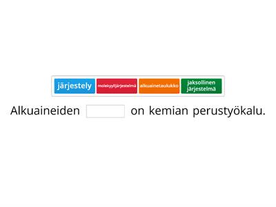 Kemia 3 : Jaksollinen järjestelmä