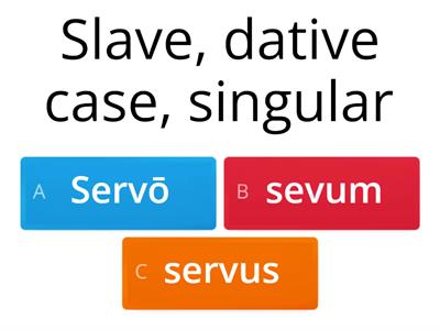 Latin, the dative case