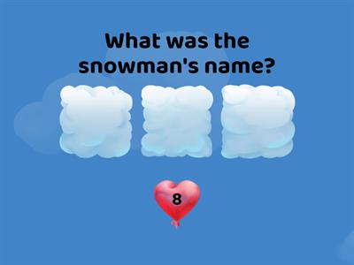 Sneezy the Snowman Quiz