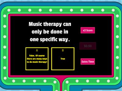 Music Therapy Gameshow Quiz