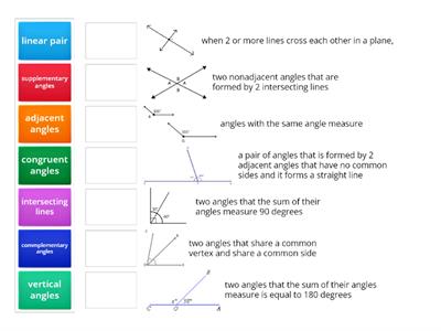 Math 7 Angle Relationships