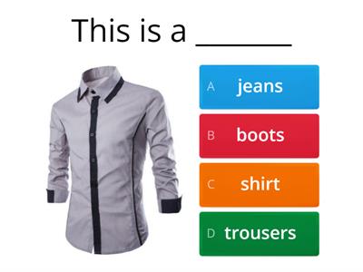 Clothes and Adjectives