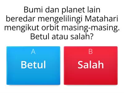 Putaran dan Peredaran Bumi Sains Tahun 4