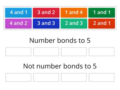 Number bonds to 5