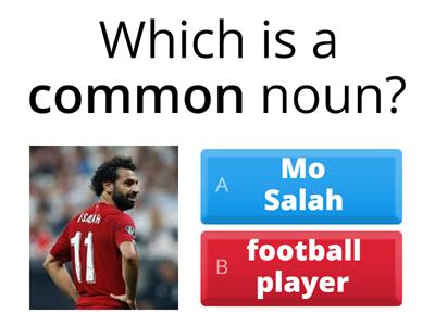 common and proper nouns