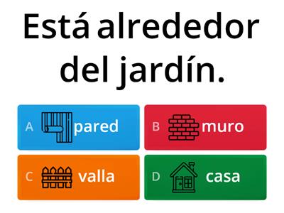 ¿A qué parte del exterior de la casa se refiere? 