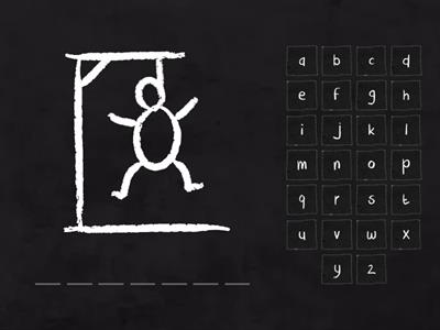 Months of the year Hangman