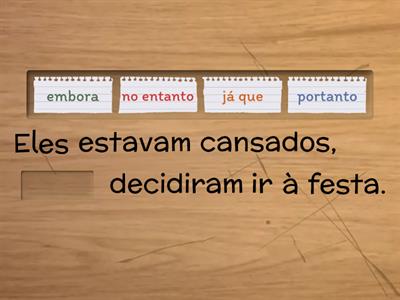Conjunções em português