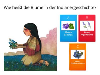 Legende der blauen Regenblume / Indianermärchen