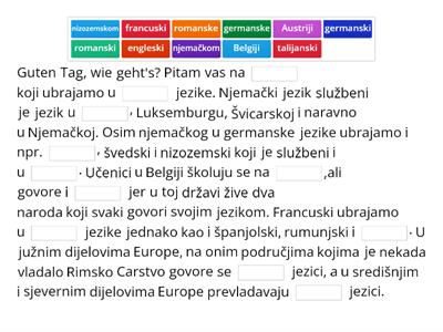 Različitost naroda i jezika Europe