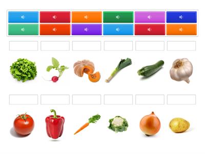Les légumes, oral et images
