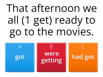 The Movies: narrative tenses