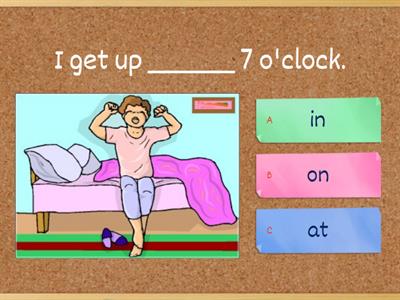 Prepositions of Time - At/On/In