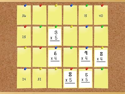 Matching touch point multiplication basic