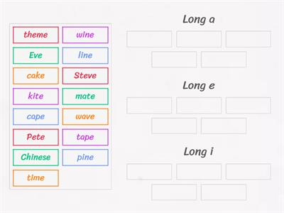 康軒WW3 Phonics Review- Long A E I 