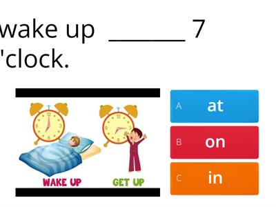 Solutions Elm 2E Prepositions of time