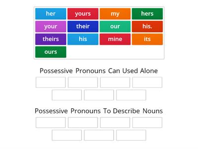 Possessive Pronouns 2ndDay Review