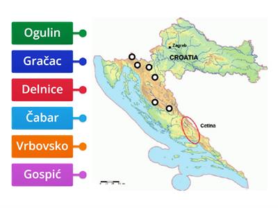Gradovi gorske Hrvatske