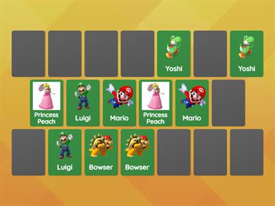 Mario Matching Game 2