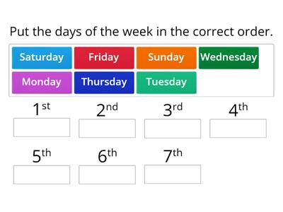 welcome unit days of the week p9