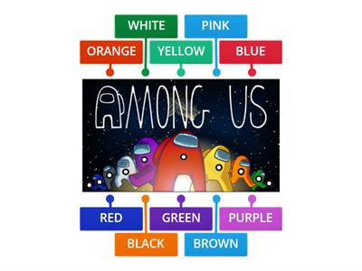 AMONG US COLORS