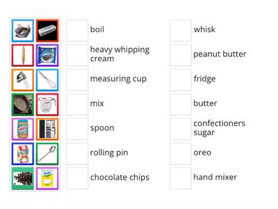 Chocolate PB Pie Ingredients & Tools