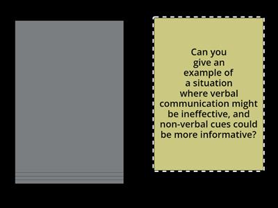 COMMUNICATION - introductory questions