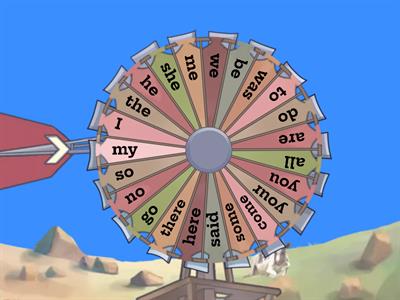 Tricky word wheel