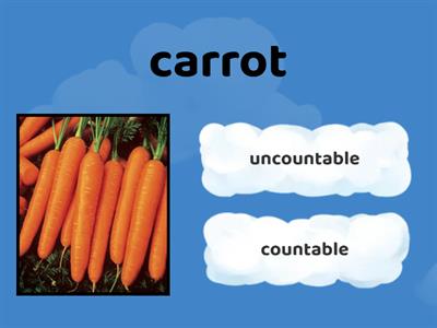 Countable and Uncountable Nouns - FOOD