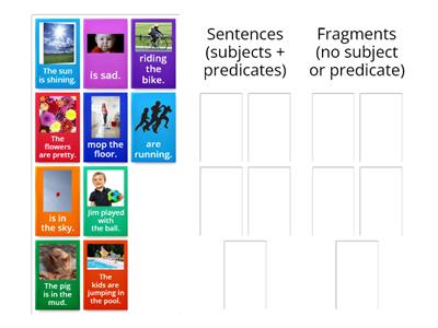 Sentences vs. Fragments