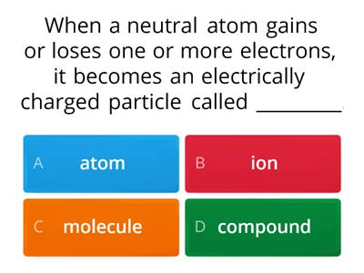 Ions and Molecules